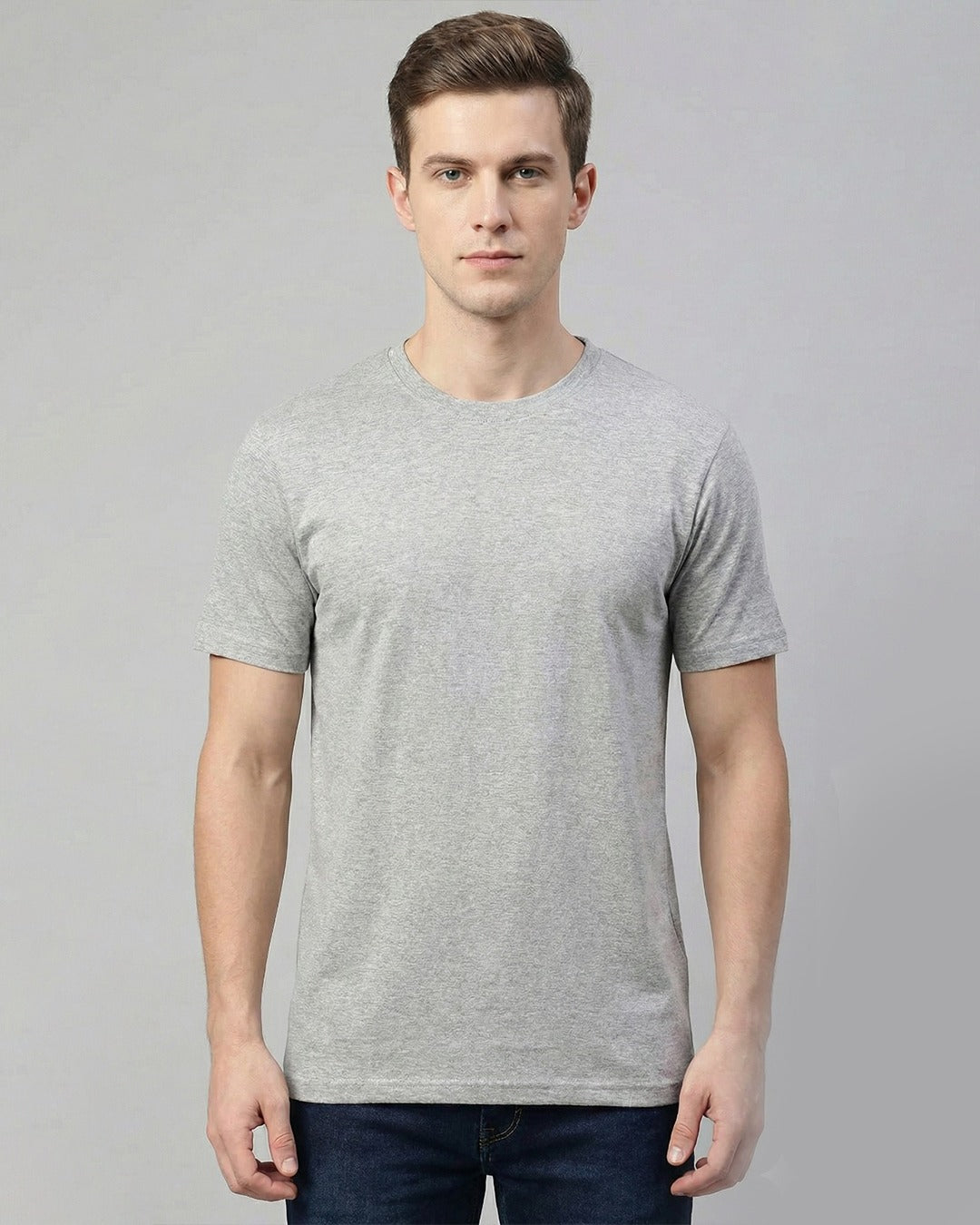 HARD TIME CREATED HARD MAN PRINTED COTTON ROUND NECK T-SHIRTS