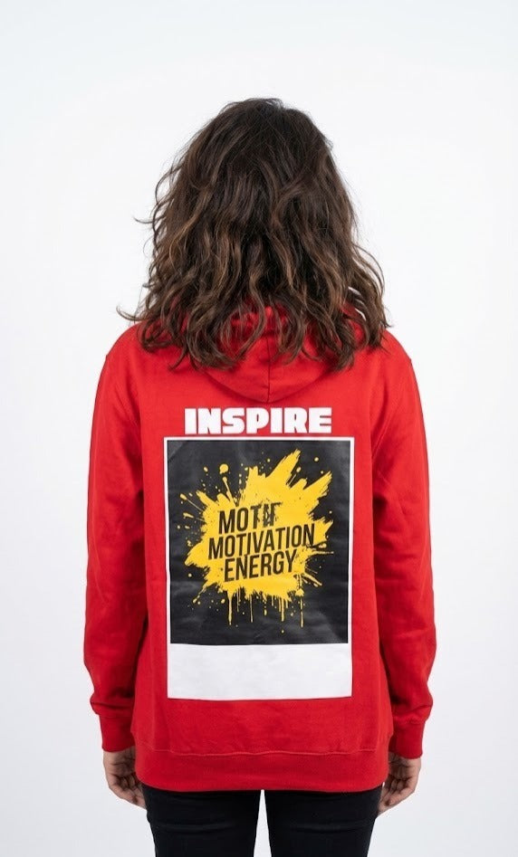 DREAM BELIEVE ACHIEVE & INSPIRE PRINTED COTTON HOODIES 300 GSM