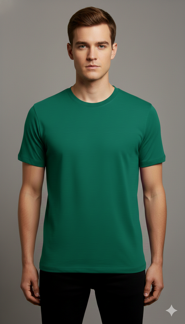 BE KIND TO YOUR MIND PRINTED COTTON ROUND NECK T-SHIRT BACK