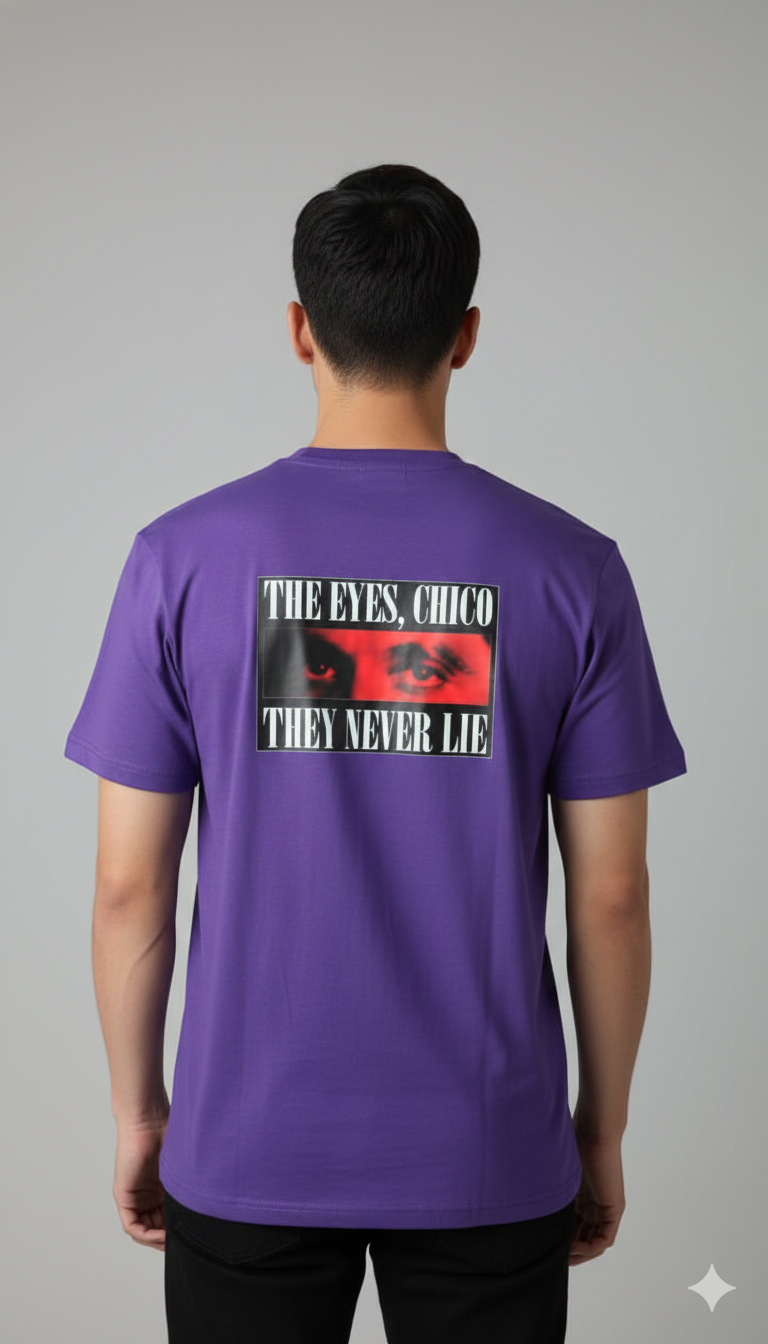 IM NOT OLD IM CLASSIC PRINTED COTTON ROUND NECK T-SHIRT