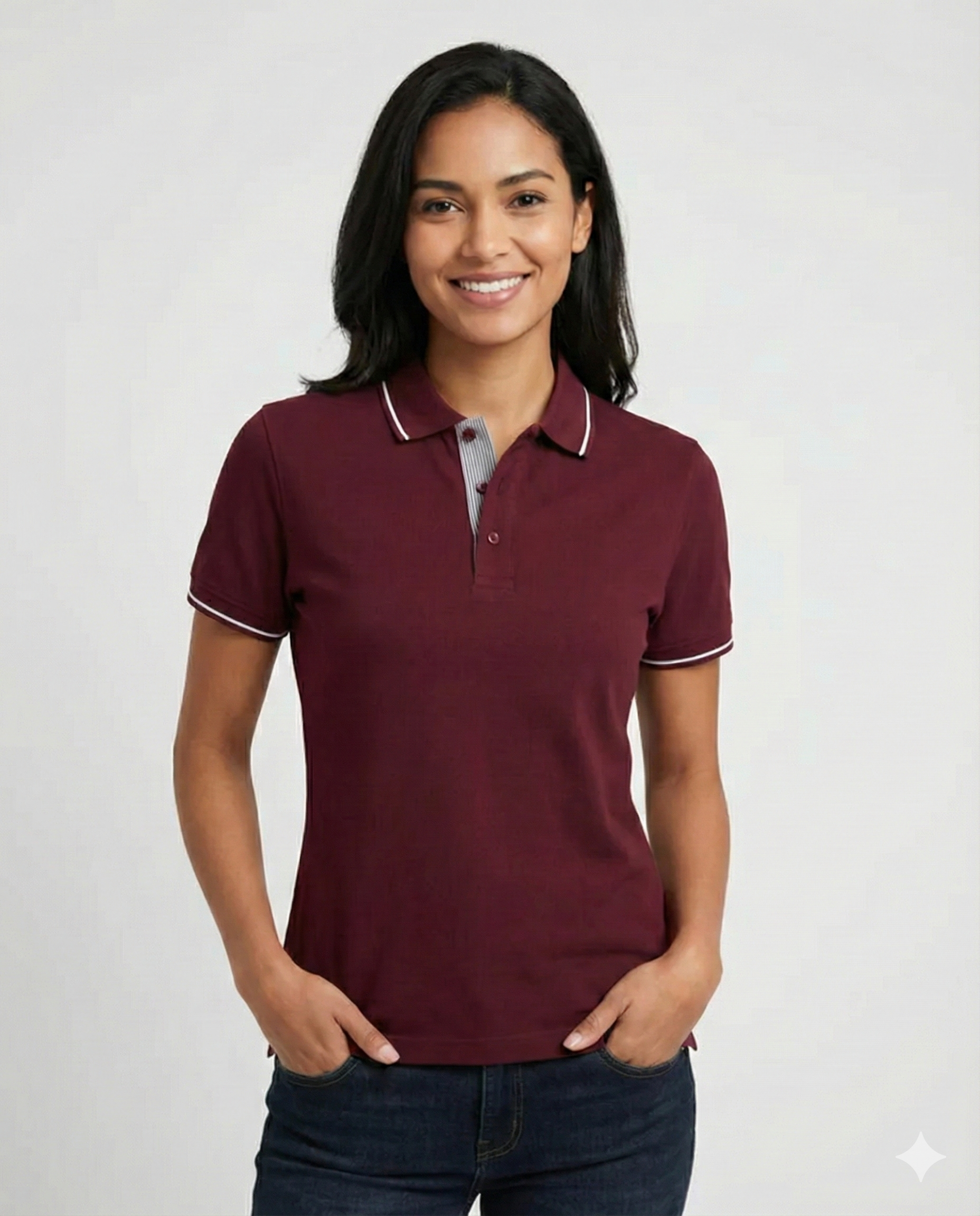 Cotton Polo T-Shirts Tipping | Half Sleeve |  (240 GSM)