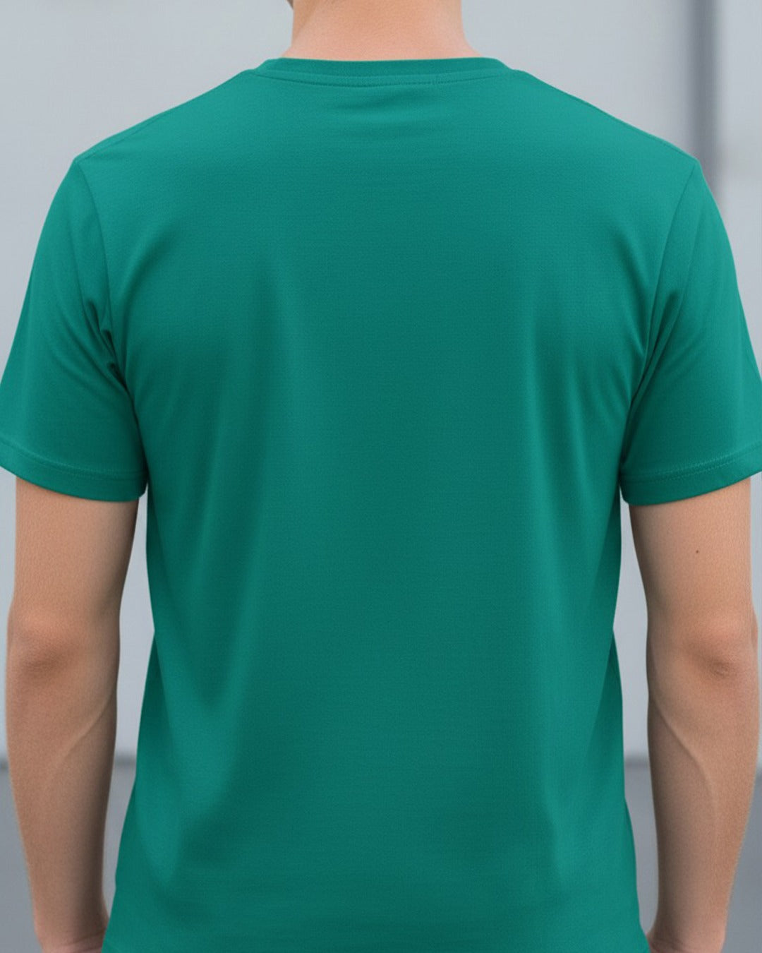 YOUR JOURNEY BEGINS PRINTED COTTON ROUND NECK T-SHIRT