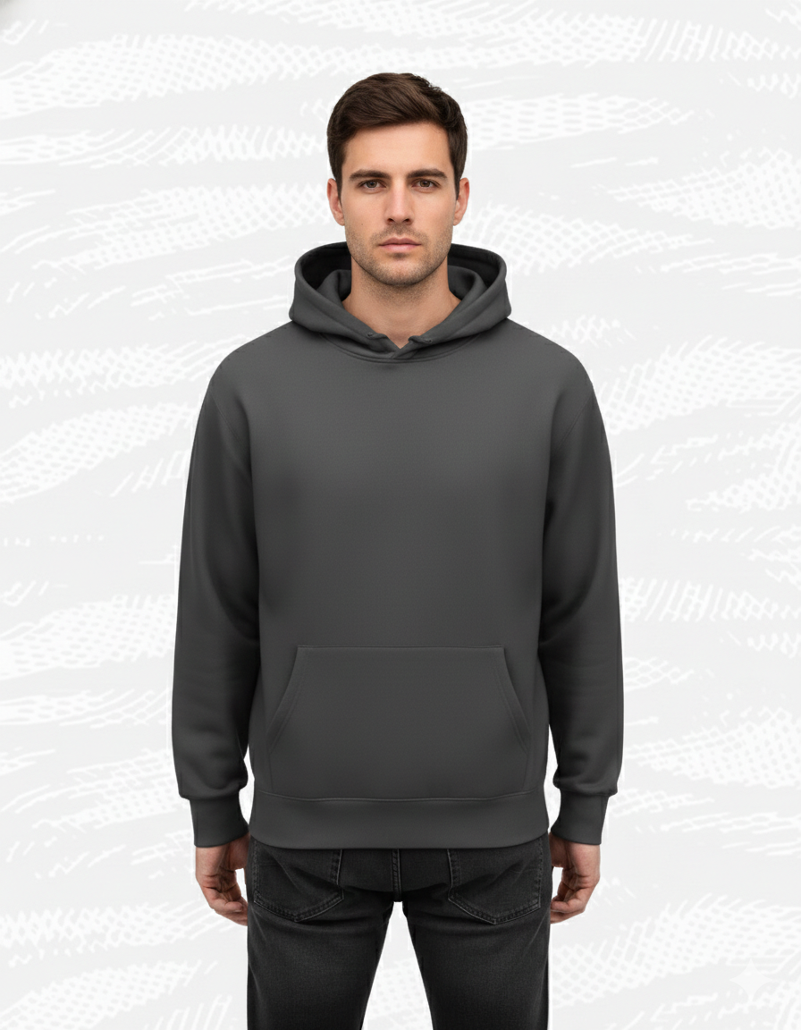 MOTIVATINE PRINTED POLYCOTTON HOODIES BACK