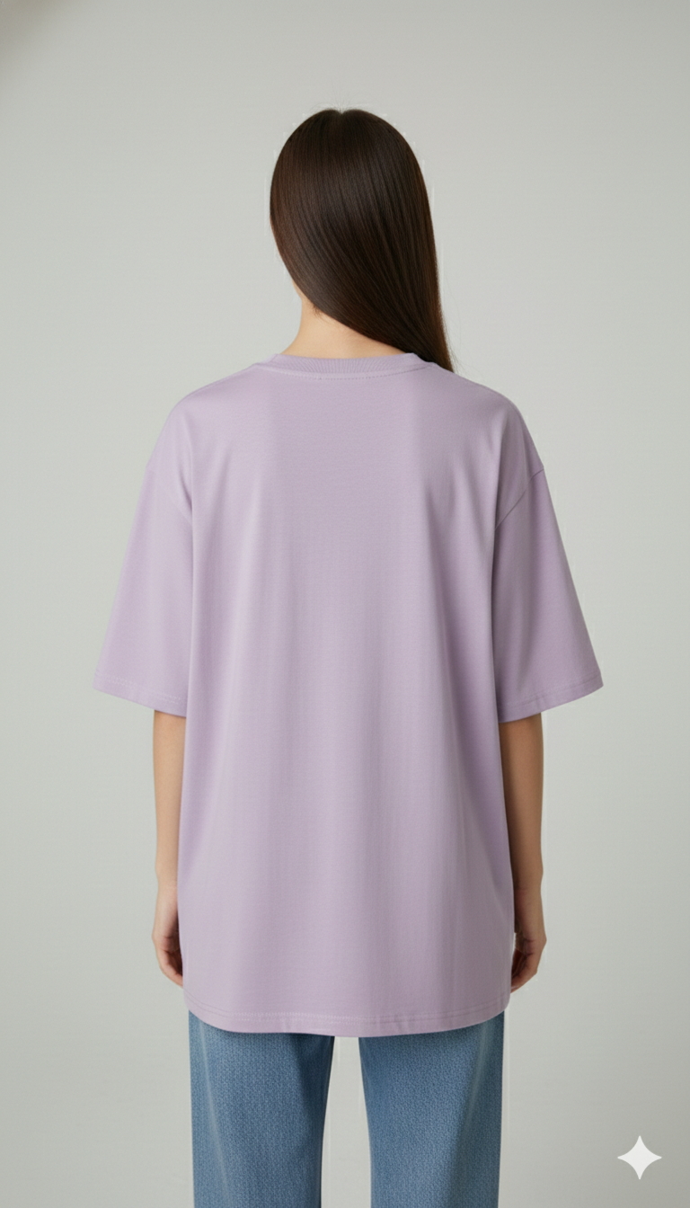 IN73LLIG3NC3 PRINTED COTTON ROUND NECK OVERSIZE T-SHIRTS