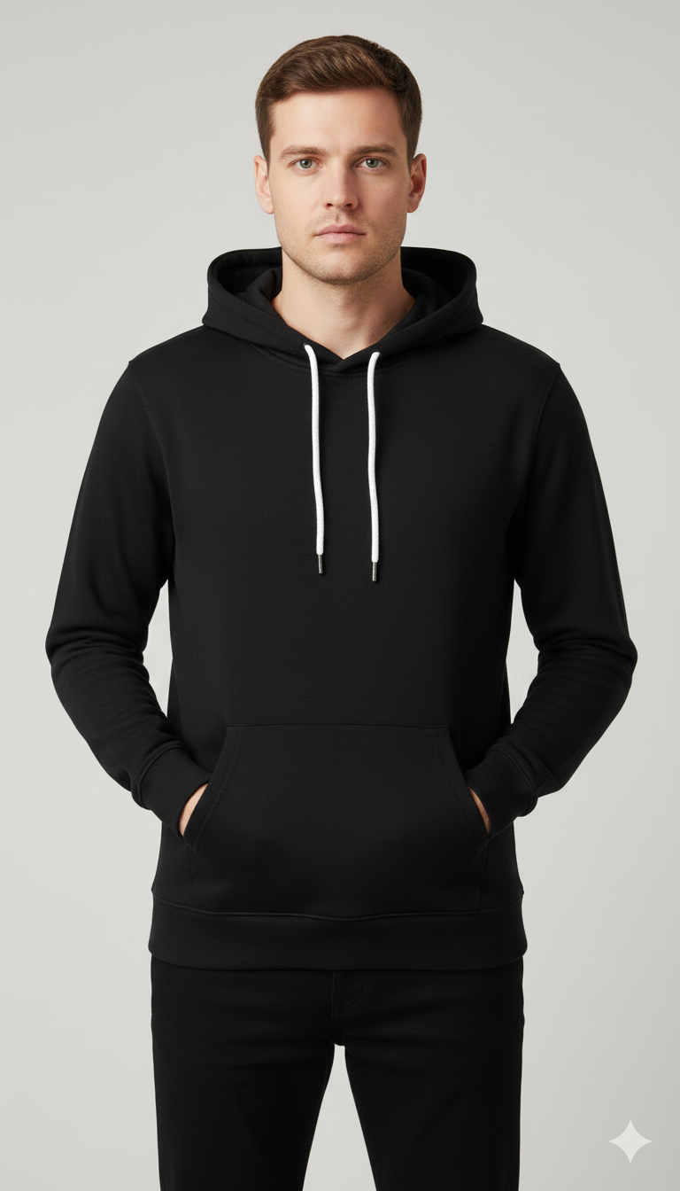 RISE AND SHINE PRINTED COTTON HOODIES 300 GSM