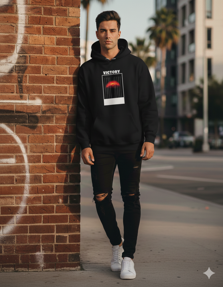 THE EYES CHICO PRINTED COTTON HOODIES