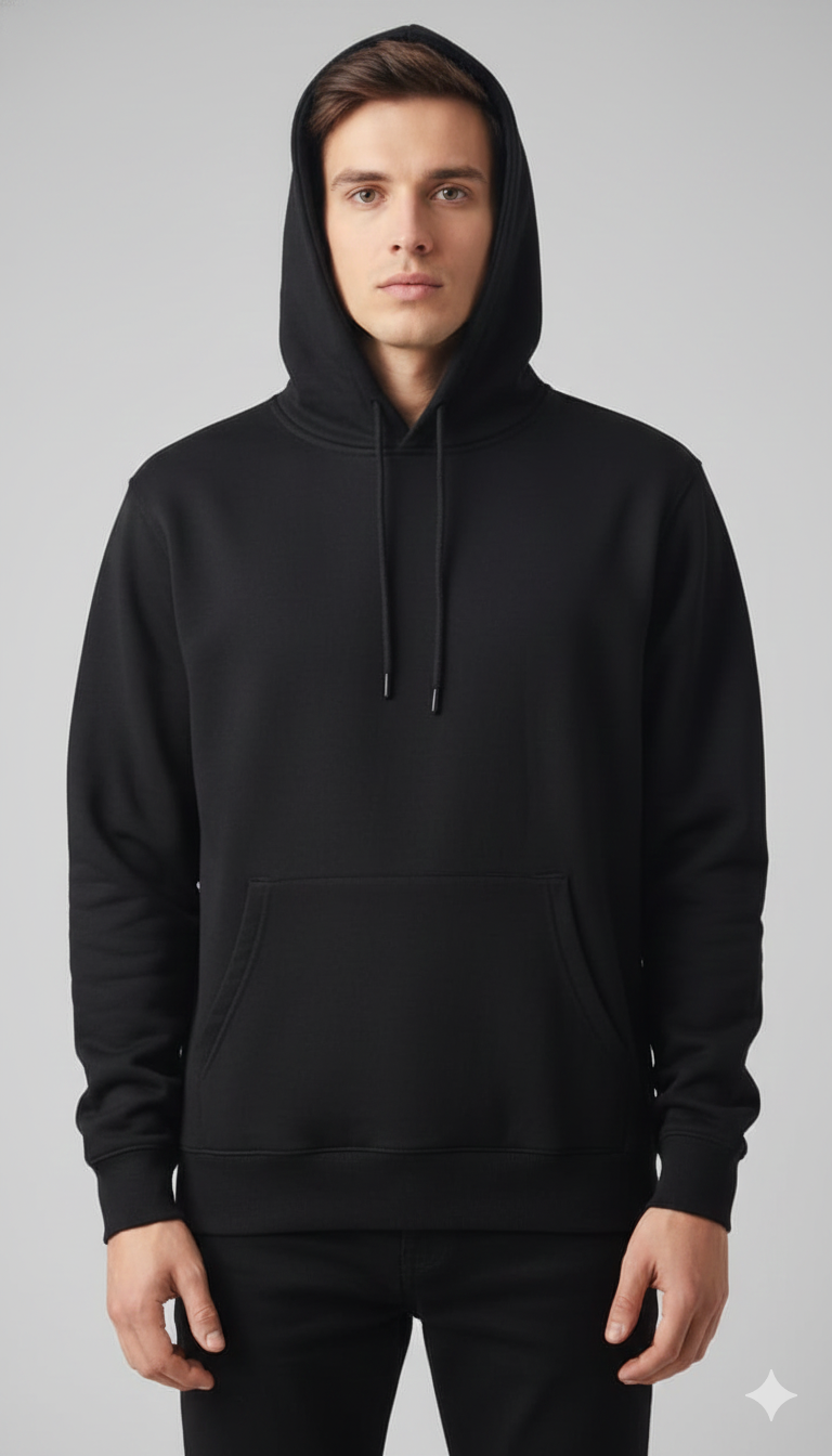 PLAIN COTTON HOODIES 300 GSM