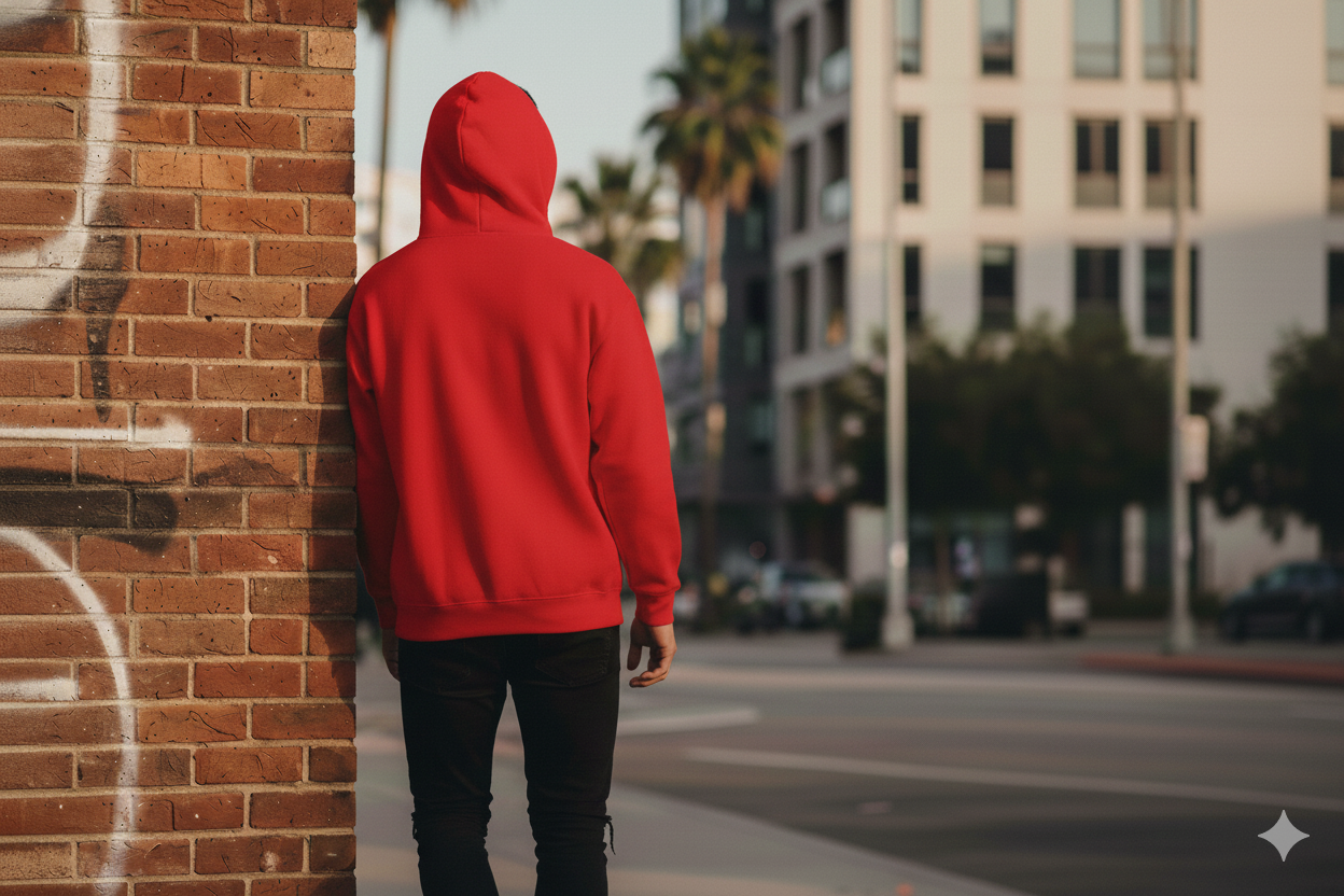 VICTORY & THE EYES PRINTED COTTON HOODIES