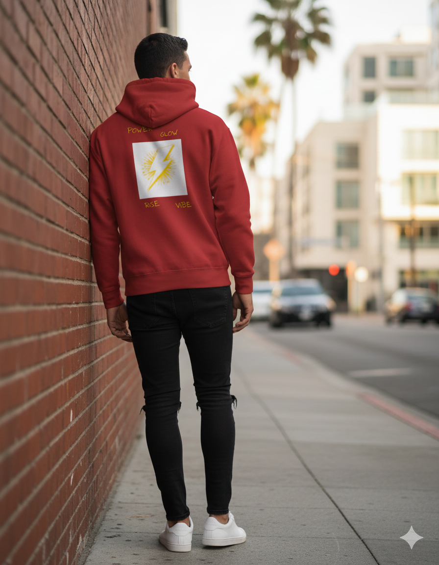POWERGLOW PRINTED COTTON HOODIES