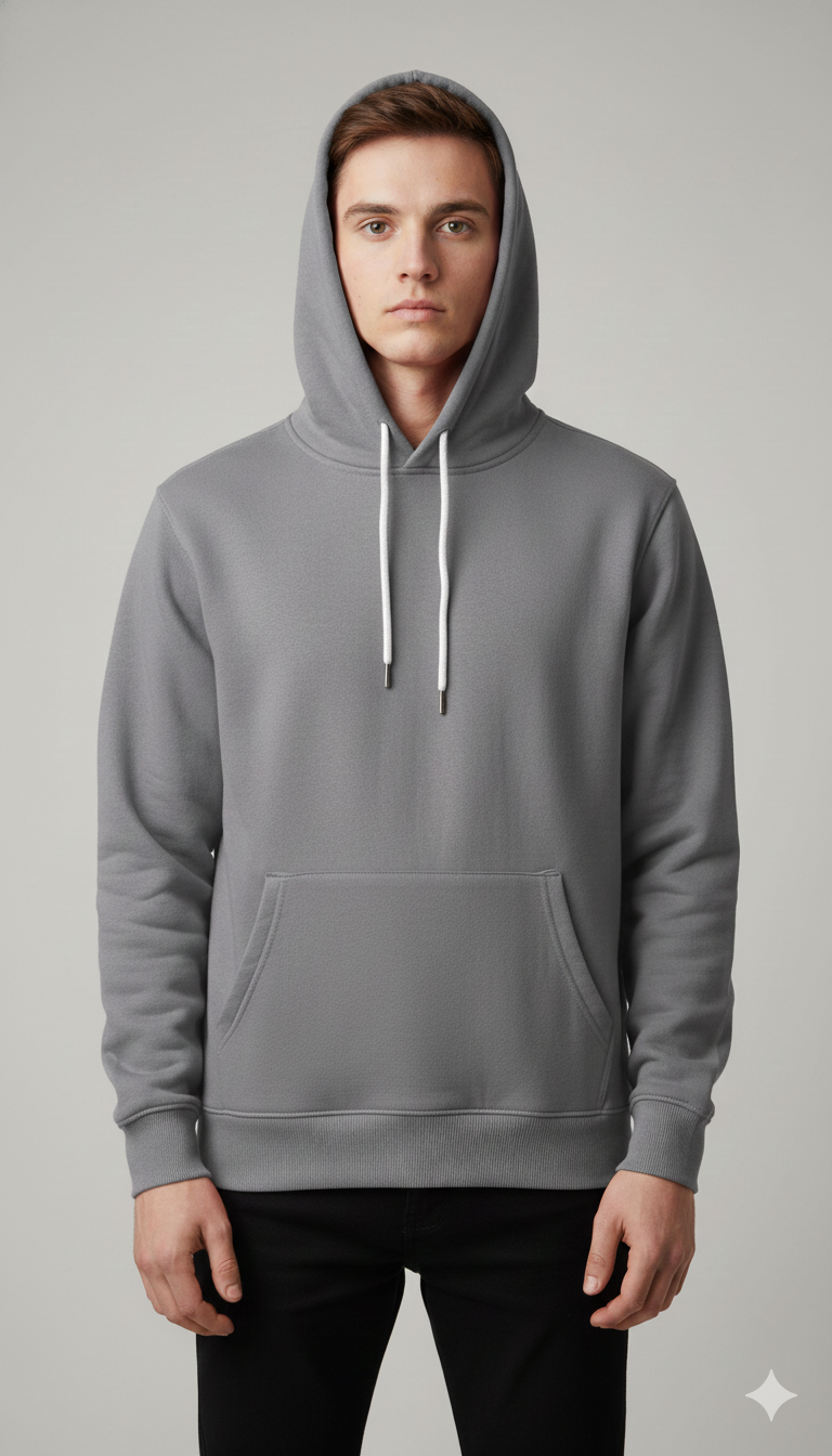 RISE AND SHINE PRINTED COTTON HOODIES 300 GSM