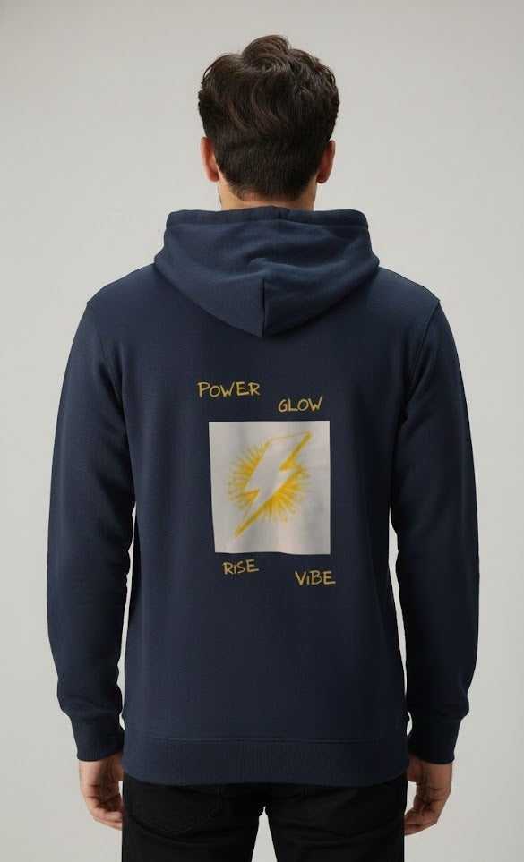 POWER GLOW PRINTED POLYCOTTON HOODIES