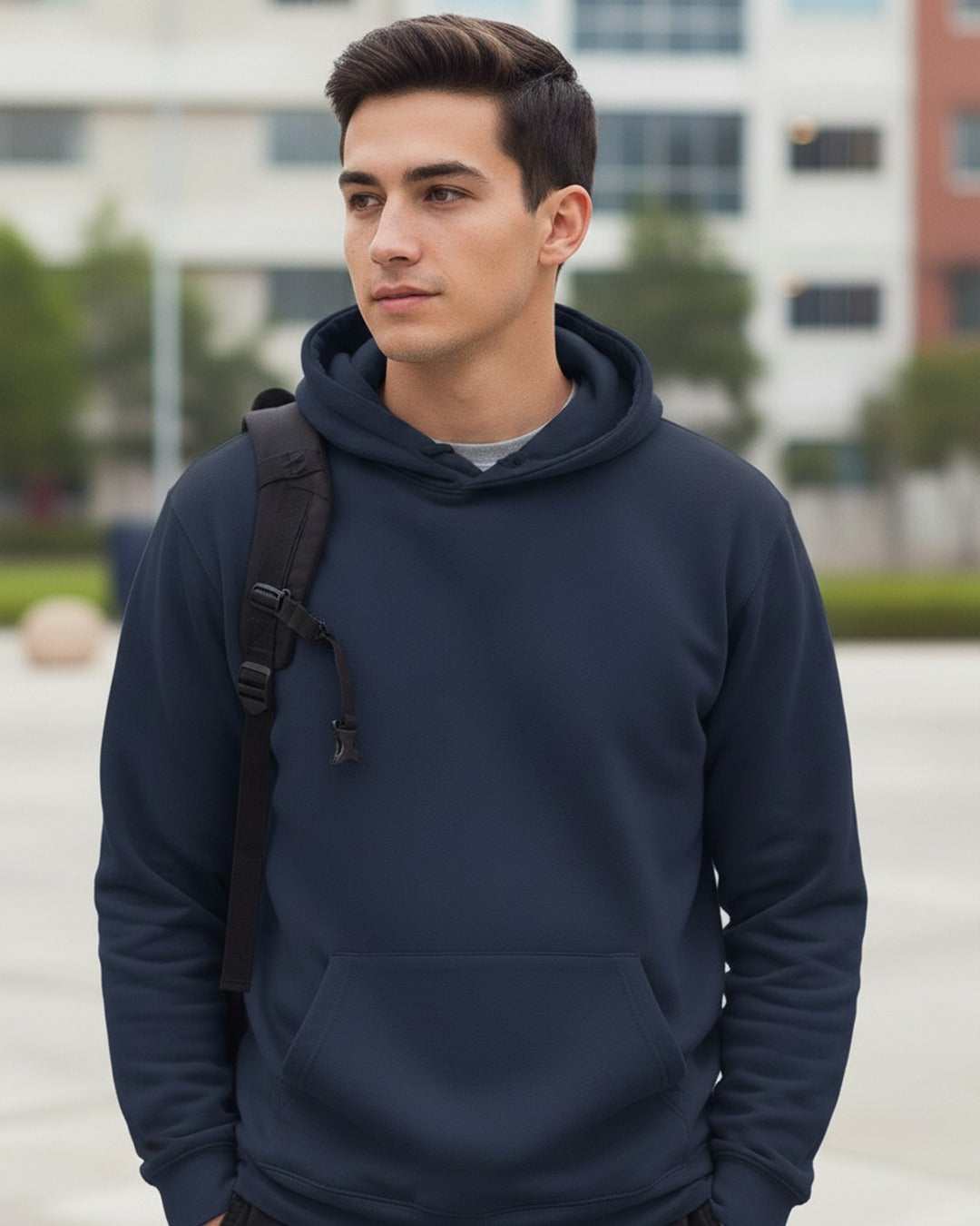 MOTIVATION PRINTED POLYCOTTON HOODIES