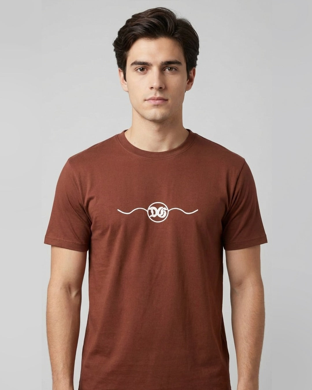 DC PRINTED COTTON ROUND NECK T-SHIRT