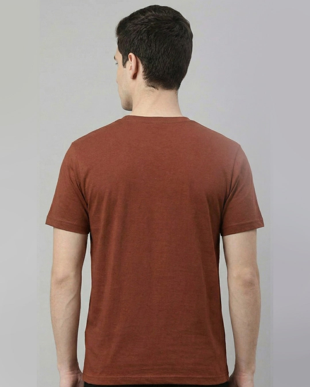 DIFFERENT GRAVY 1% PRINTED COTTON ROUND NECK T-SHIRT